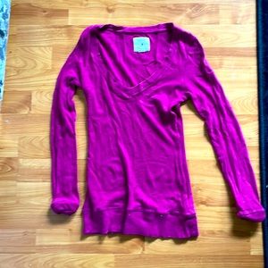 Forever 21 Violet Long-Sleeve VNeck (XS)